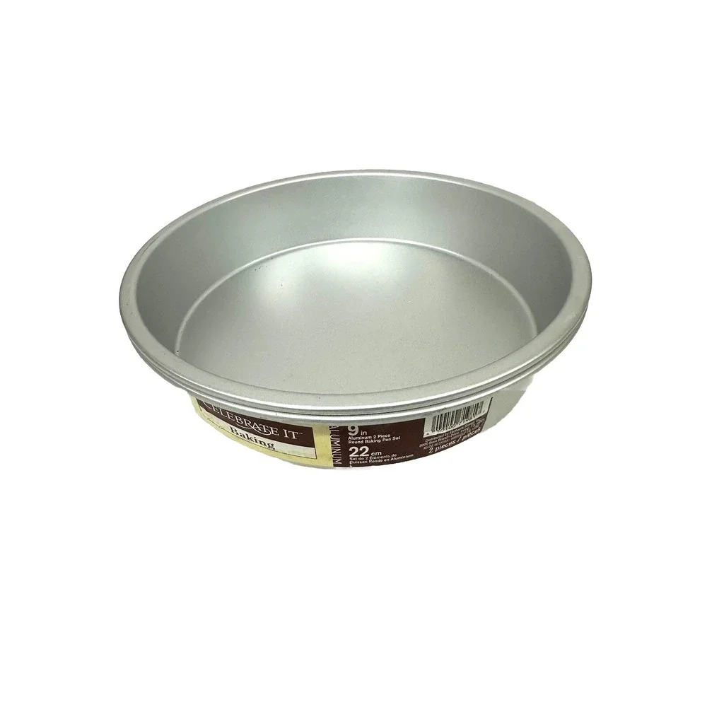 Celebrate It  9 x 2 Round Cake Pan Aluminum Sturdy Wedding Special Party
